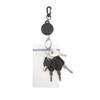 KUUQA 2 Pieces Heavy Duty Retractable Key Chain Badge Reel