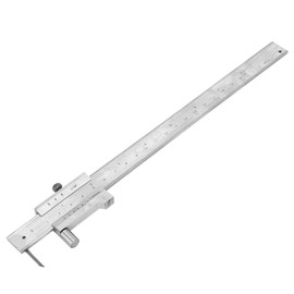 Vernier Caliper 0-200 mm, Stainless Steel Vernier Caliper with Scribe Needle, Portable Measuring Tool for Wood, Plastic, Iron etc