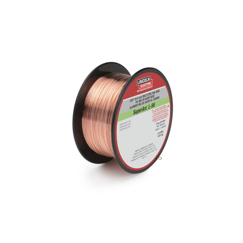 LINCOLN ELECTRIC CO ED030631 0.025(0.6 mm) L-56 2LB Mig Wire