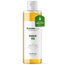 Wellness Shower Gel Natural Cosmetics Also Shampoo with Mandarin Oil and Aloe Vera Gel 1 x 250 ml