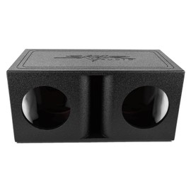 Skar Audio AR2X8V Dual 8" Universal Fit Armor Coated Ported Subwoofer Box with Kerf Port