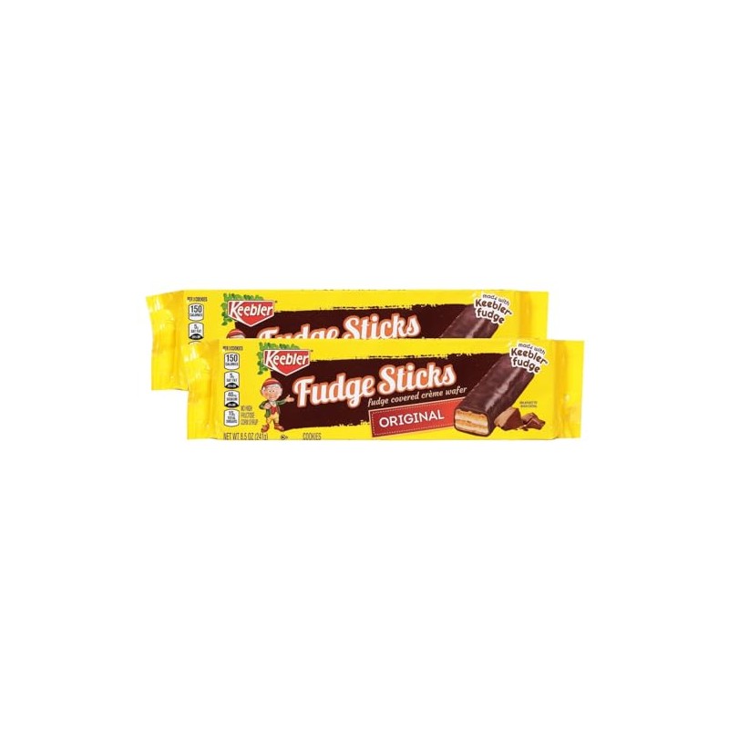 Keebler, Original Fudge Covered Creme Wafers, Fudge Sticks (Pack of