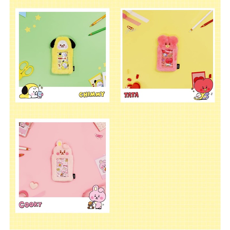 Solomon Shoji BT21 FKB_Photo Card Key Holder Ver.2 Fluffy Fluffy