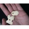 Original Kobe Bryant Gold Lakers 1.25" #24 KB Lpapel Pin
