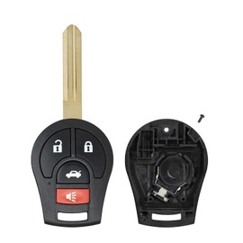 StandardAutoPart Llavero de cabeza remota compatible con Nissan Sentra Versa Note Rogue Pathfinder Murano Altima Quest CWTWB1U751, CWTWB1U816 ID 46 (llave completa) (funda de carcasa)