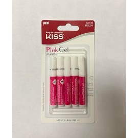 Kiss Pink Gel Nail Glue (IBGL04) Pack of 6-30 Pipettes