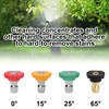 Podoy Pressure Washer Tips,Pressure Washer Sprayer Nozzle Tip 1/4" Quick