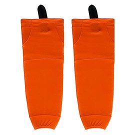 TW Ice Hockey Socks Solid Colors Size 20 to 30 Inches (Orange, 30 Inch)