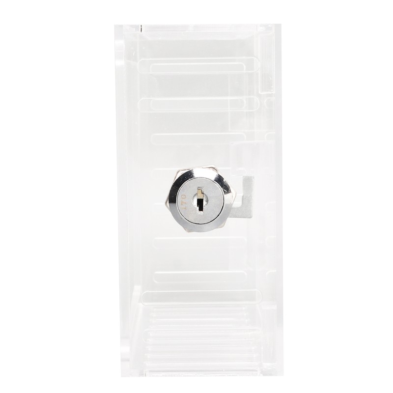 Thermostat Lock Box Transparent Acrylic Universal Clear Cover with 2