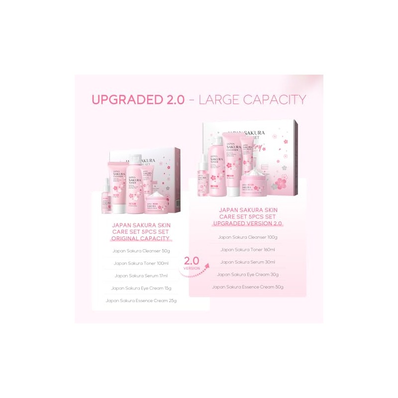 Laikou Set Cuidado Piel Kit Rutina Mujeres Facial Adolescentes Niñas