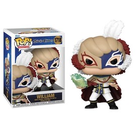 Funko Black Clover + Pop Protector: Pop! Animation Vinyl Figure (Gift Set Bundled with ToyBop Brand Box Protector Collector Case) (William Vangeance #1718/59241)