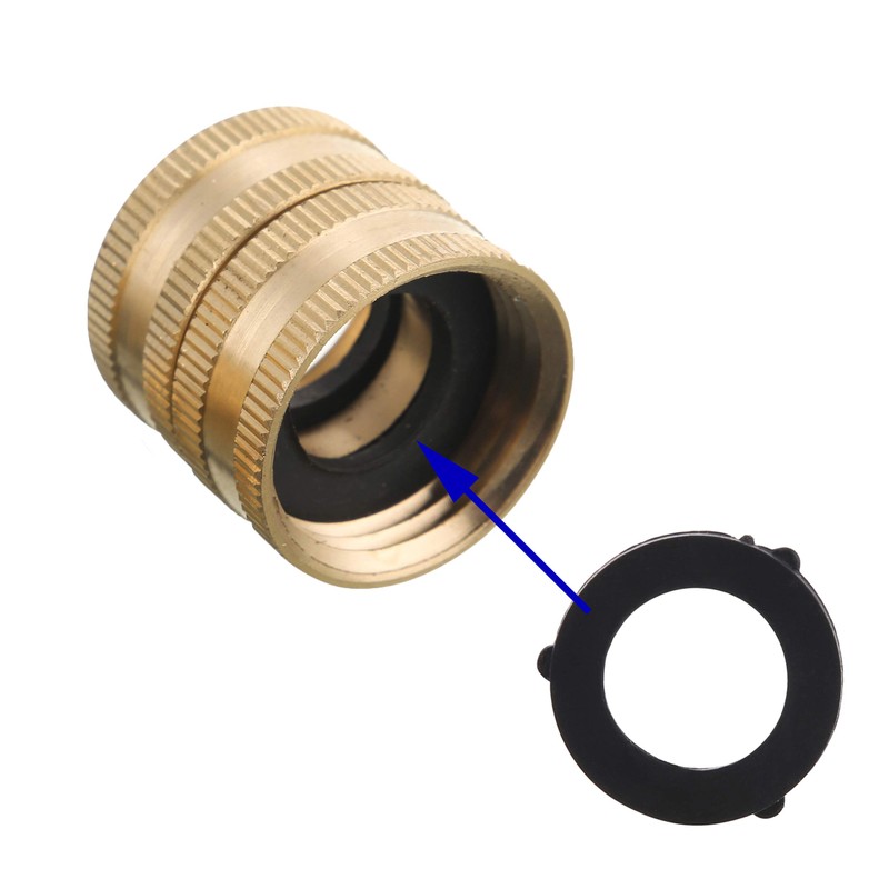 M MINGLE Garden Hose Adapter, Male to Male, Female to