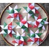 Red, Green, White Paper Strips for German, Froebel, Moravian Stars