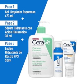 CeraVe Rutina facial: Limpia, hidrata y protege tu piel