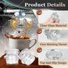 4Pcs Coffee Percolator Glass Top Replacement - Percolator Glass Top