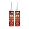Liquid Rubber RV Lap Sealant, Self-Leveling Roof Sealer, White, 2