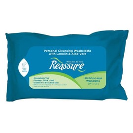 Reassure Washcloths Refill - 9" x 13" - 12 per case