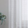 Laura Ashley Lehman 4 Panel Sheer Curtains with Rod Pocket,
