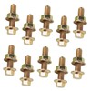 Arwrilt 10 PCS Exhaust Manifold Bolts Kit, M8 Carbon Steel