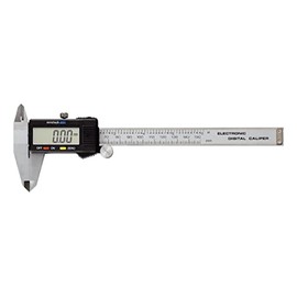 Kraftixx digital calliper gauge in case with scratch-resistant LCD display measuring lengths of 0-150 mm, 1 piece, 090690