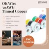 JESSINIE Orange Electronic Wire DM-30-1000 Wire Wrapping Wire 30 AWG