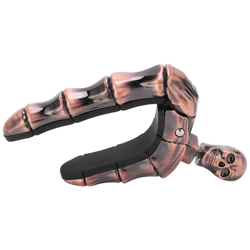 Guitar Capo Ballad Zinc Alloy Silicone Diacritics Skull Musical Instrument