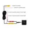 aSATAH AHD/CVBS Car Rear View Camera's Fisheye Lens License Plate