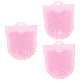 Baluue 3pcs Cleansing Massage Finger Cots Pore Deep Cleansing Brush Facial Brush Face Scrubber Face Cleansing Brush Face Cleansing Tool Deep Cleaning Brush Skin Care Tools Face Exfoliator
