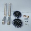 1 Pair Bicycle Stabiliser Mounted Kit,Bike Training Wheels Mute Flash