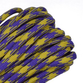 10', 25', 50', 100, 250', 1000' Hanks of Parachute 550 Cord Type III 7 Strand Paracord - Grapevine - 25 Feet