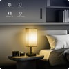 Soilsiu Bedside Table Lamp for Bedroom - Touch Small Lamp
