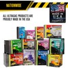Ultrasac 33 Gallon Trash Bags - (Huge 100 Pack/w Ties)