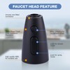 WOWOW Kitchen Faucet Head Replacement Matte Black，3 Function Pull Out