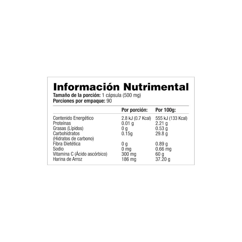 Vitamina C - 90 Cápsulas - S&v