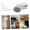 Mipcase Fire Resistant Aluminum Foil Ventilation Hose Diameter Flexible Duct