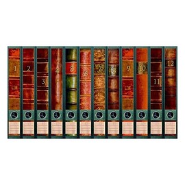 Set of 12 Folder Spines for Narrow Folders Books Lexicon Folder Stickers Labels Decoration AJ 609 610