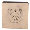 Leather Punching Die Wolf Shaped Alloy Steel and Birch High