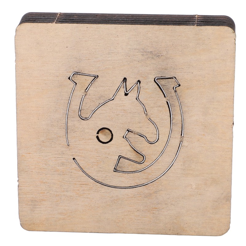 Leather Punching Die Wolf Shaped Alloy Steel and Birch High