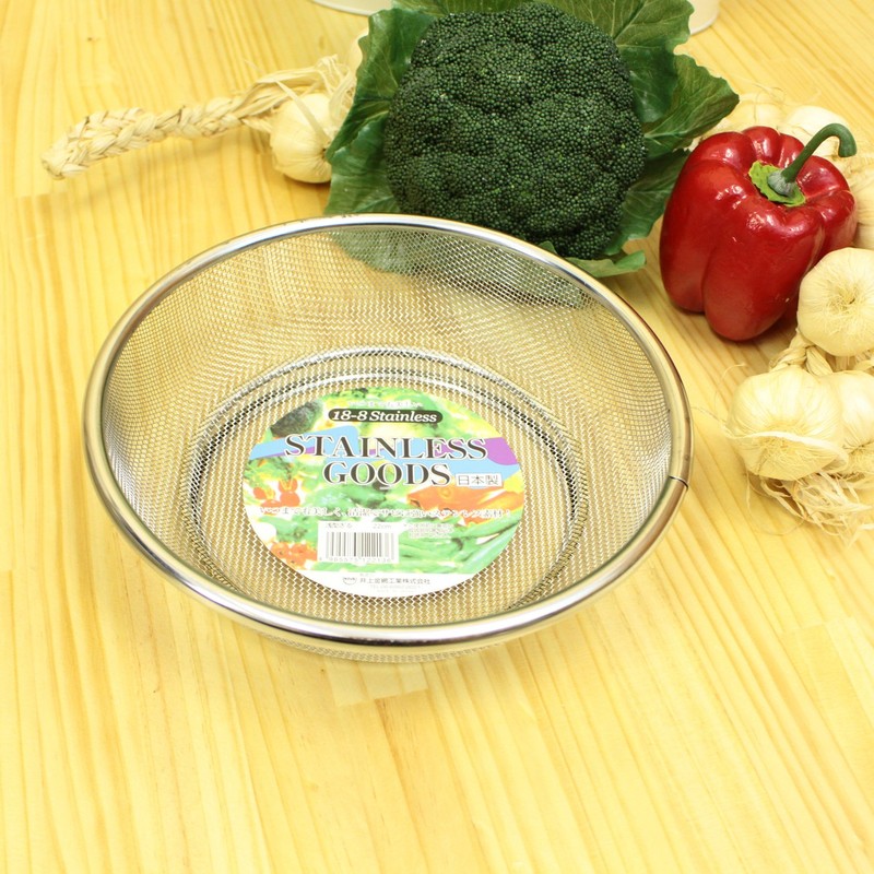 colander 18-8 stainless steel shallow 22cm