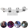 Electric Bass Control Plate Assembly Silver Guitar Musical Instrument Accessories