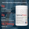 OptimalStack Creatine Monohydrate, HMB, & Vitamin D3 Stack | with