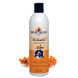Oatmeal Dog Shampoo - Sea Buckthorn and Honey Soothing Bath Wash For Dry, Itchy Skin and A Shiny Coat