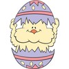 Easter Chick Wall Decal Cutout