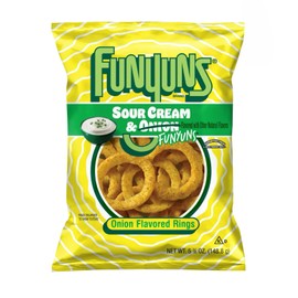Funyuns 〽️ New Exclusive Funyuns Sour Cream & Onion Flavored Crispy Crunchy Rings 5oz