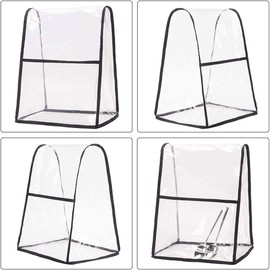Transparent Cover for KitchenAid Stand Mixer, Large Size Covers with Organizer Bag Compatible 4.5-6 Quart KitchenAid Mixer, Fits All Tilt Head & Bowl Lift Models(Clear)