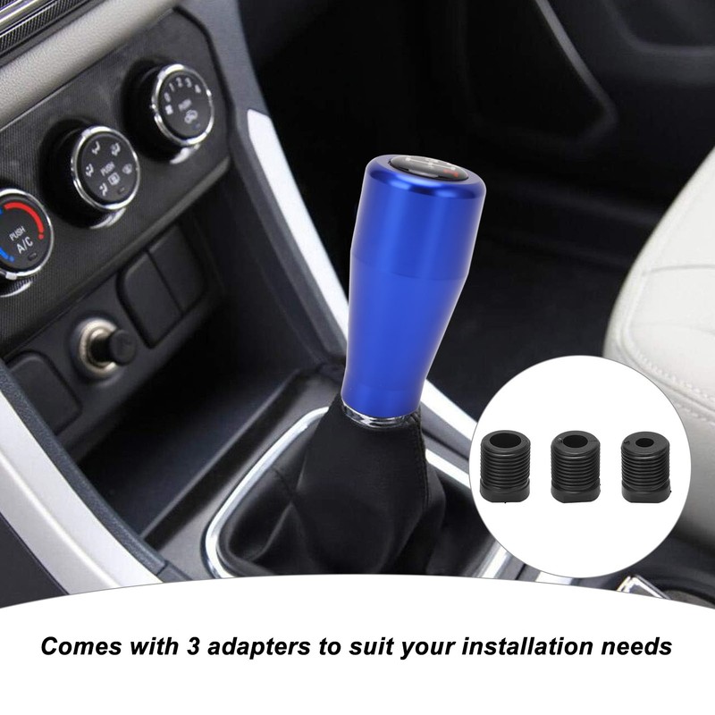 5 Speed Gear Shifter Lever Knob Aluminum Reliable Sturdy M8