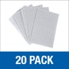 Mercer Abrasives 285WHT - 6"x9" Non-Woven White Hand Pads (20