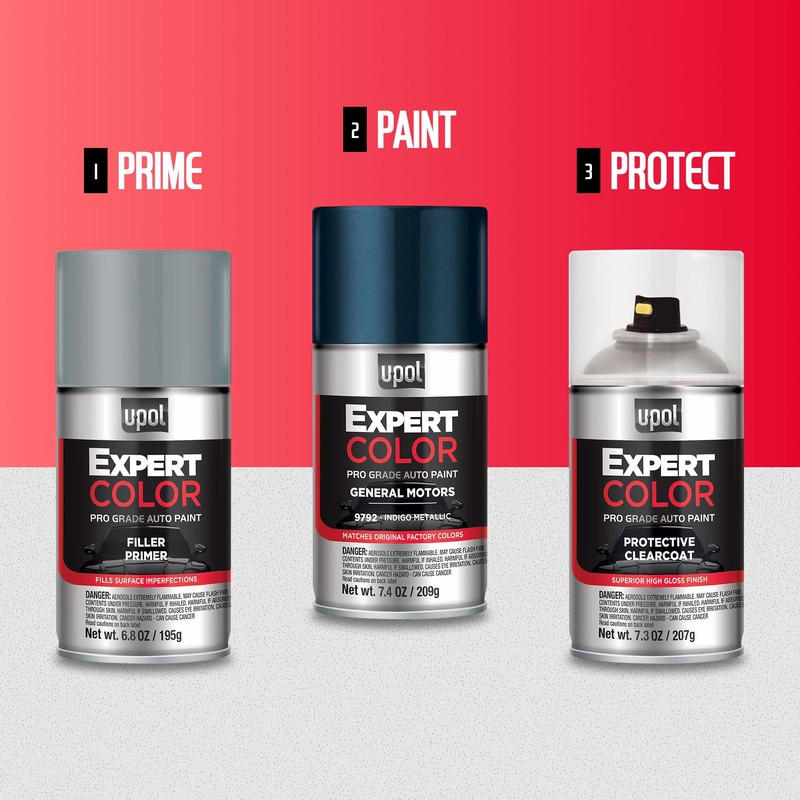 U-POL Expert Color, For General Motors 9567, Automotive Spray Paint,