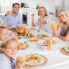 60Pcs Fall Gingham Paper Plates, Light Gray, 7 Inch