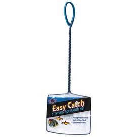 Blue Ribbon Easy Catch Fine Mesh Nylon Aquarium Net | Measures 6.25" X 16.75" X 0.5"